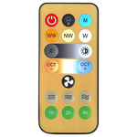 Ανεμιστηρας-Φωτιστικο φ42 με 4 Λευκες και 4 Χρωμα Ξυλου Φτερωτες 22w Βιδωτος σε ε27