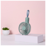 Ανεμιστηρας Χειρος Επαναφορτιζομενος με usb και Περιστροφη 180° φ9 Χακι