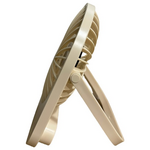 Ανεμιστηρας Γραφειου Επαναφορτιζομενος Slim 4.5w Μπεζ