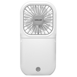 Ανεμιστηρας Χειρος-Λαιμου Επαναφορτιζομενος και Αναδιπλουμενος 2500mah Λευκος