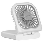 Ανεμιστηρας Χειρος-Λαιμου Επαναφορτιζομενος και Αναδιπλουμενος 2500mah Λευκος