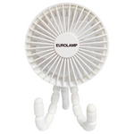 Ανεμιστηρας Γραφειου Λευκος φ11 3w Ευκαμπτο Τριποδο Επαναφορτιζομενος