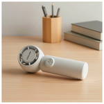 Ανεμιστηρας Χειρος Επαναφορτιζομενος φ4 Λευκο