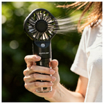 Ανεμιστηρας Χειρος Mist Επαναφορτιζομενος Φ6.5 Μαυρο