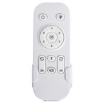 Ανεμιστηρας Οροφης Αδιαβροχος  Ip44 Μαυρος, 3 Φτερωτες, με Κοντρολ Φ132 dc 33w