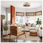 Ανεμιστηρας Οροφης με Νημα Κανναβης 4xe27 με Κοντρολ φ55 dc 20w