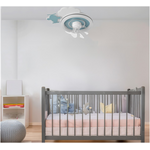 Ανεμιστηρας Οροφης Παιδικος Αεροπλανακι Μπλε 15w με led φωσ 65w και Κοντρολ