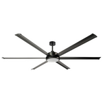 Ανεμιστηρας Οροφης Μαυρος Φ183 55w 6 Φτερωτες και Κοντρολ dc Μοτερ