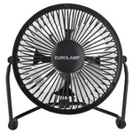 Ανεμιστηρας Γραφειου Μεταλλικος Mini με usβ Μαυρος φ10 4w 5v