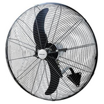 Ανεμιστηρας Βιομηχανικος Μεταλλικος Τοιχου Μαυρος με Κοντρολ φ76 200w