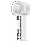 Ανεμιστηρας Χειρος με Επιφανεια Ψυξης Επαναφορτιζομενος φ6 Λευκο-Διαφανο