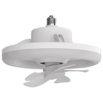 Ανεμιστηρας-Φωτιστικο φ26 30w Λευκος και Κοντρολ 10w Βιδωτος σε ε27