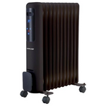 Ηλεκτρικο Καλοριφερ Λαδιου 11 Φετες 2500w Μαυρο με led Οθονη και Κοντρολ