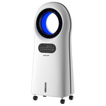 Air Cooler Λευκο Χωρις Φτερωτες rgb φωσ με Κοντρολ και Ιονιστη 3,5l 110w