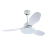 Ανεμιστηρας Οροφης Λευκος  με led φωσ και Κοντρολ Φ122 dc 35w