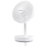 Ανεμιστηρας Γραφειου Επαναφορτιζομενος  Λευκος φ16 9w dc