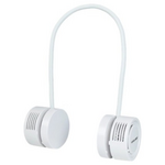 Ανεμιστηρας Λαιμου Πτυσσομενος και Επαναφορτιζομενος Λευκος