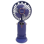 Ανεμιστηρας Χειρος Επαναφορτιζομενος με usb και Βαση Κινητου φ9 μωβ