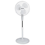 Ανεμιστηρας Ορθοστατης Λευκος με Στρογγυλη Βαση φ40 60w