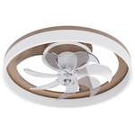 Ανεμιστηρας Πλαφονιερα Οροφης Χρωμα Ξυλου-Λευκο φ50 dc 20w