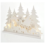 Διακοσμητικο με Ελκηθρο, Επιτραπεζιο, Φωτιζομενο, 89 Led, με Μετασχηματιστη, 80x11,5x60cm, Ip44