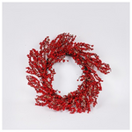 Στεφανι, με Κοκκινα και Σαμπανι Berries, 40cm