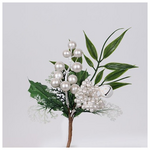 Πικακι με Λευκα Berries και Κουδουνακι, 20cm