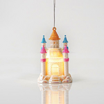 Καστρο Ακρυλικο Φωτιζομενο με Μουσικη, Λευκο-Χρωματιστο, Μπαταριας, 7,4x11,3cm