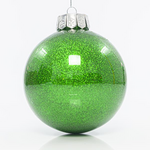 Μπαλα Πλαστικη Pet, Πρασινη Γυαλιστερη με Glitter, σετ 2τμχ, 13cm