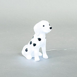 Ακρυλικος Σκυλος Δαλματιας, 4,5v, 30 Λευκα Led,  με Μετασχηματιστη, 500cm Προεκταση Παροχης, 26x14x30cm, Ip44