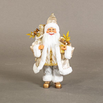 Αγιος Βασιλης Λευκος με Χρυσο, 40cm