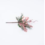 Πικακι με Φυλλα Ταρανδο και ροζ Διακοσμητικα, 25cm