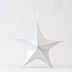 Αστερι Υφασματινο, Λευκο Ιριδιζον, 65cm