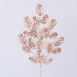 Κλαδι Ροζ, με Glitter και Πουλιες, 75cm
