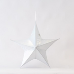 Αστερι Υφασματινο, Λευκο Ιριδιζον, 80cm