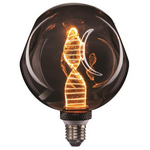 Λαμπα led Γλομπος G125 4w e27 1800k 220-240v Dented dna Smoky Dimmable