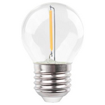 Λαμπα led Σφαιρικη Filament 1w e27 3000k 220-240v