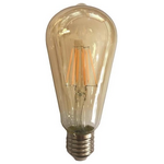 Λαμπα led St64 Filament 10w e27 2500k 220-240v Gold Dimmable