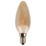 Λαμπα led Μινιον Crossed Filament 4.5w e14 2400k 220-240v Gold Dimmable