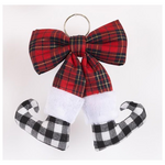 Φιογκος Κοκκινο Καρο, με Ποδαρακια Ξωτικου, 20x30cm