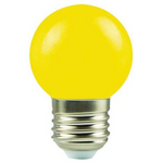 Λαμπα led Σφαιρικη 1,8w e27 Κιτρινη 175-265v