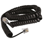 Σπιραλ Τηλεφωνου α.τ Μαυρo 4m 4p4c Rj11