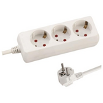 Πολυπριζο 3 Θεσεων με Καλωδιο 3x1,5mm 1,5m Bulk Συσκευασια