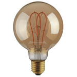 Λαμπα led G125 Filament "decor" 5w e27 2000k 220-240v Dimmable Gold