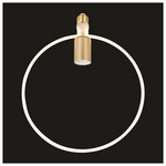 Λαμπα led Soft Filament Κυκλος 12w e27 2700k 220-240v Dimmable Frost