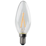 Λαμπα led Κερι Crossed Filament 5w e14 6500k 220-240v Clear 3τμχ
