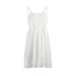 Ble Φορeμα Κοντο Αμανικο σε Λευκο Χρωμα one Size (100% Cotton)