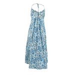 Ble Φορεμα Μακρυ Αμανικο Μπλε/γαλαζιο/λευκο one Size (100% Cotton)