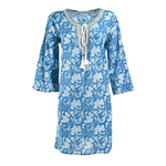 Ble Φορεμα/tunic Konto Μπλε/λευκο one Size (100% Cotton)