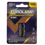 Επαναφορτιζομενη Μπαταρια ni-mh 1.2 v aaa Hr03 1000mah 2τμχ